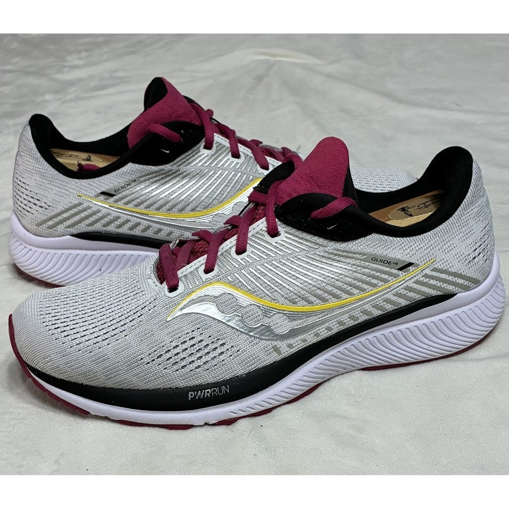 Saucony Womens Guide 14 S10654-45 Gray Running Shoes Sneakers Size 9